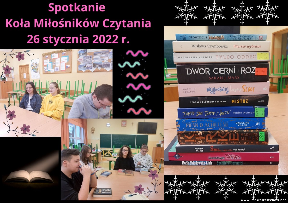 Spotkanie Koła Miłośników Czytania