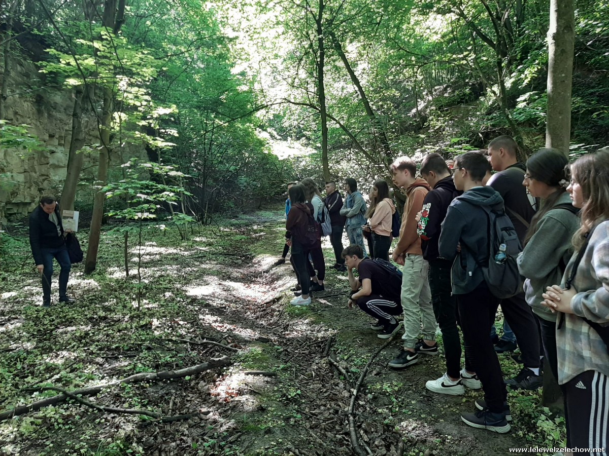 Zajęcia terenowe z geografii w Kazimierzu Dolnym