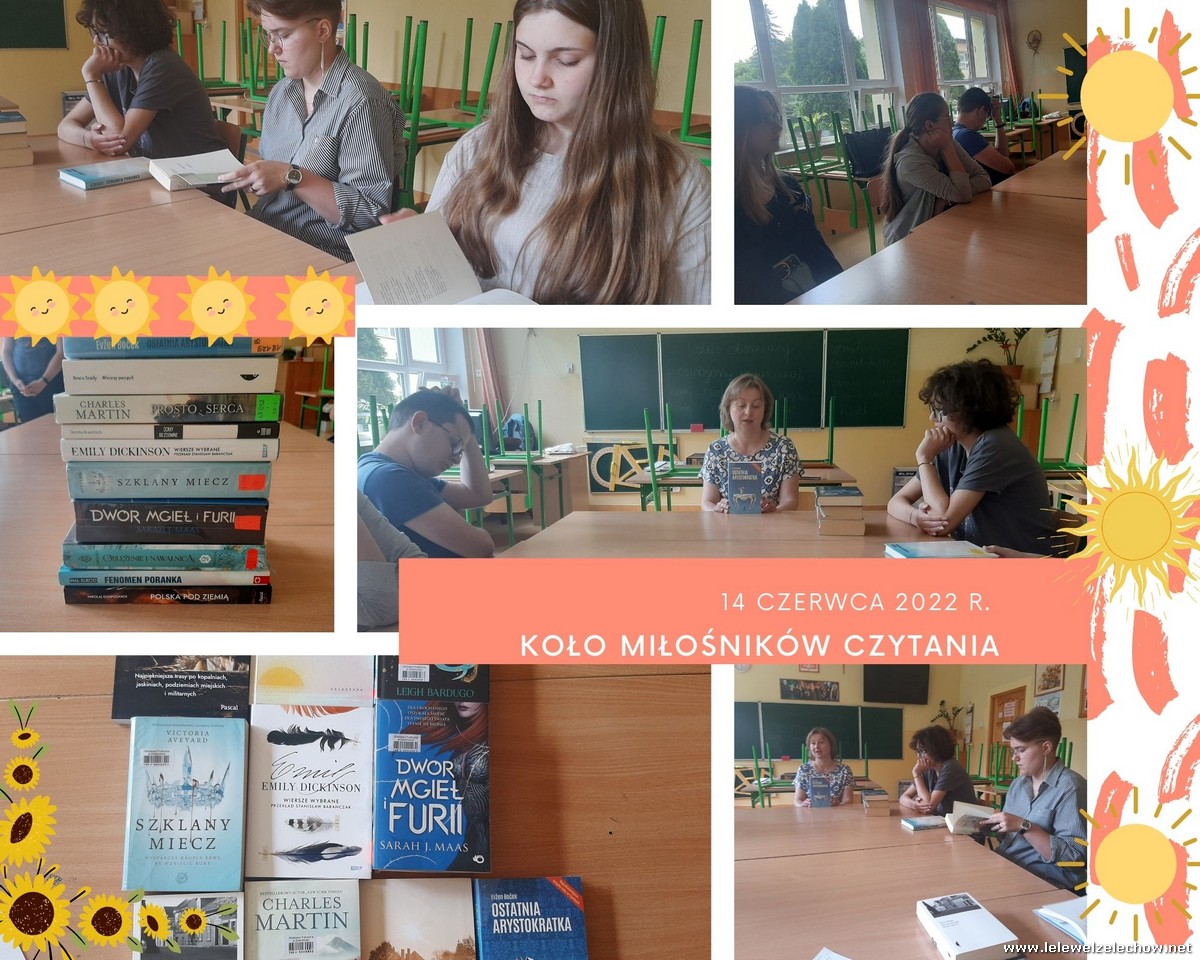 Koło Miłośników Czytania, 14  czerwca 2022 r.