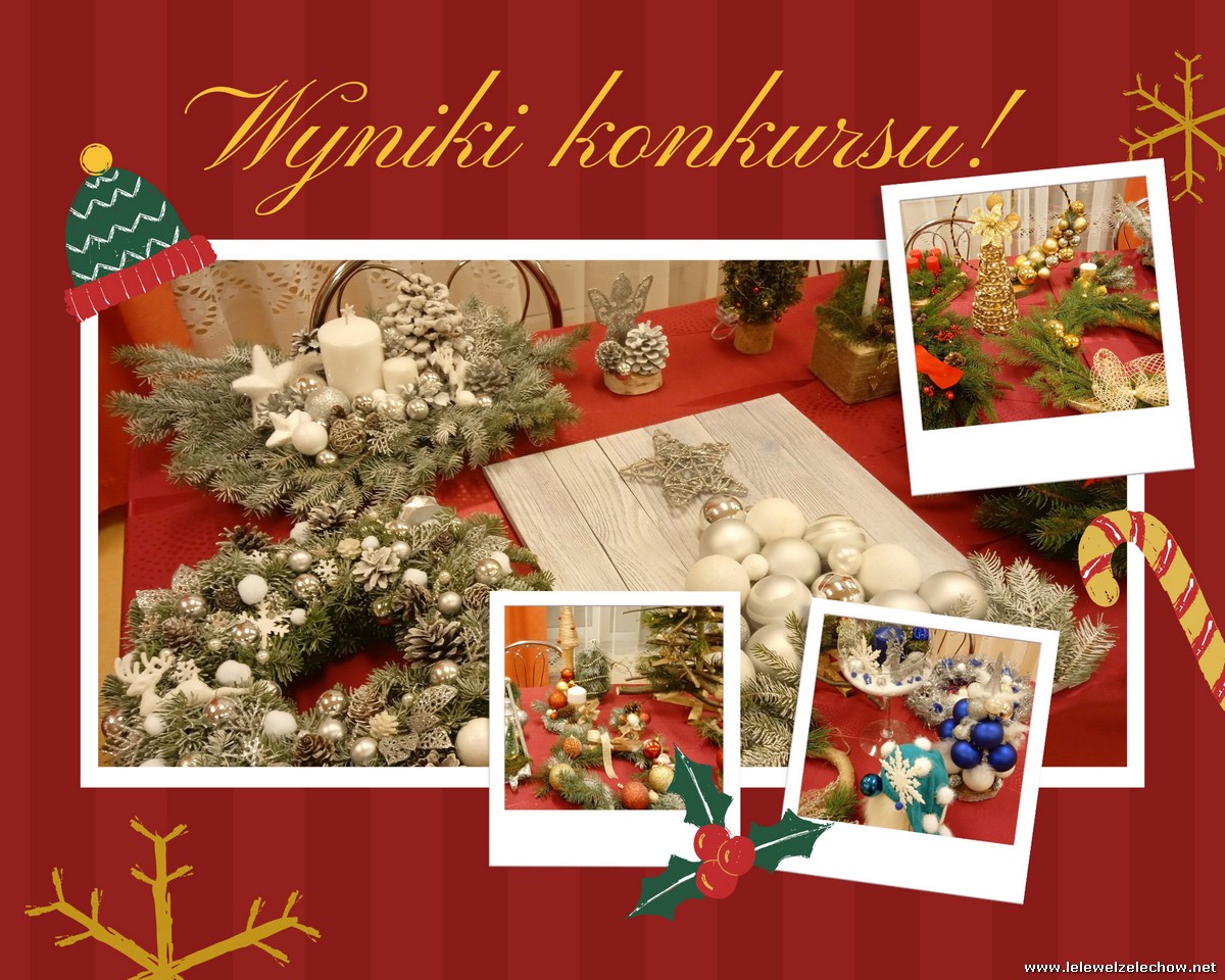 Wyniki konkursu stroików bożonarodzeniowych