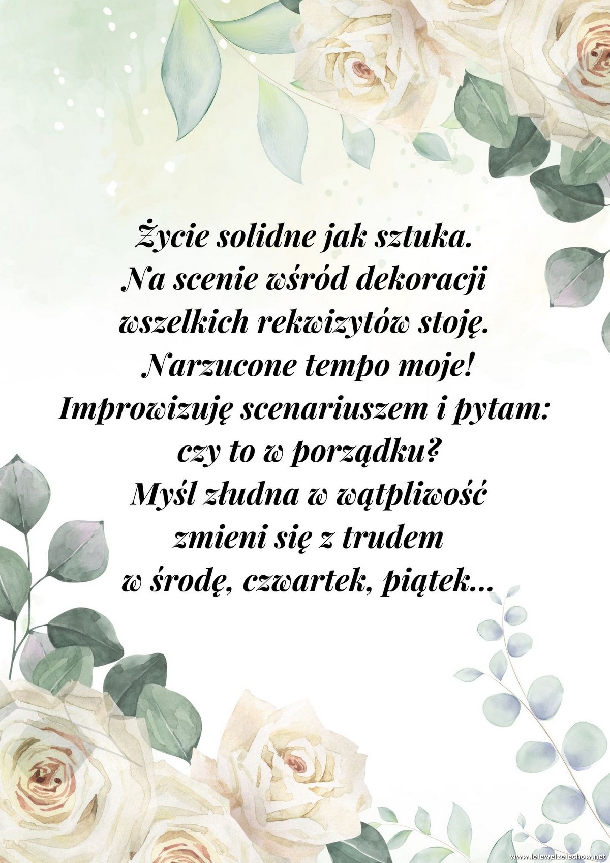 Recykling poetycki - kl. 1B