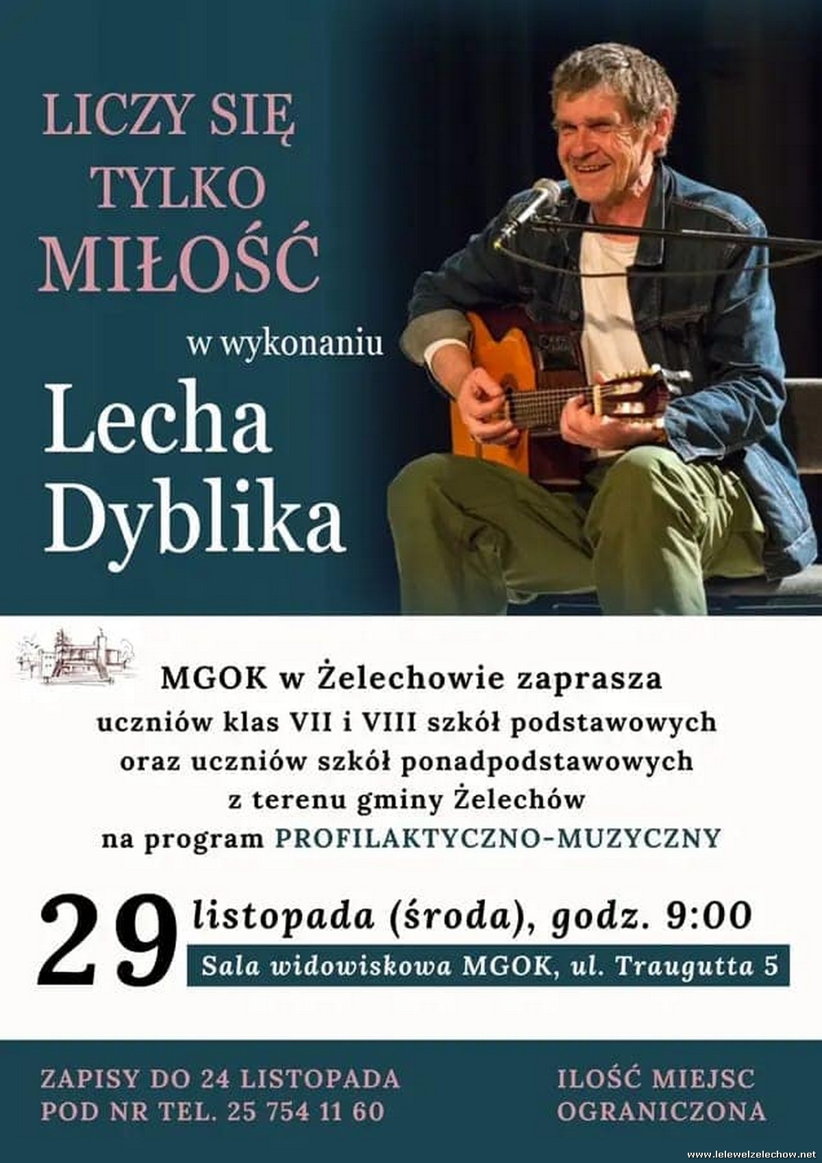 Spotkanie profilaktyczne z aktorem i pieśniarzem Lechem Dyblikiem