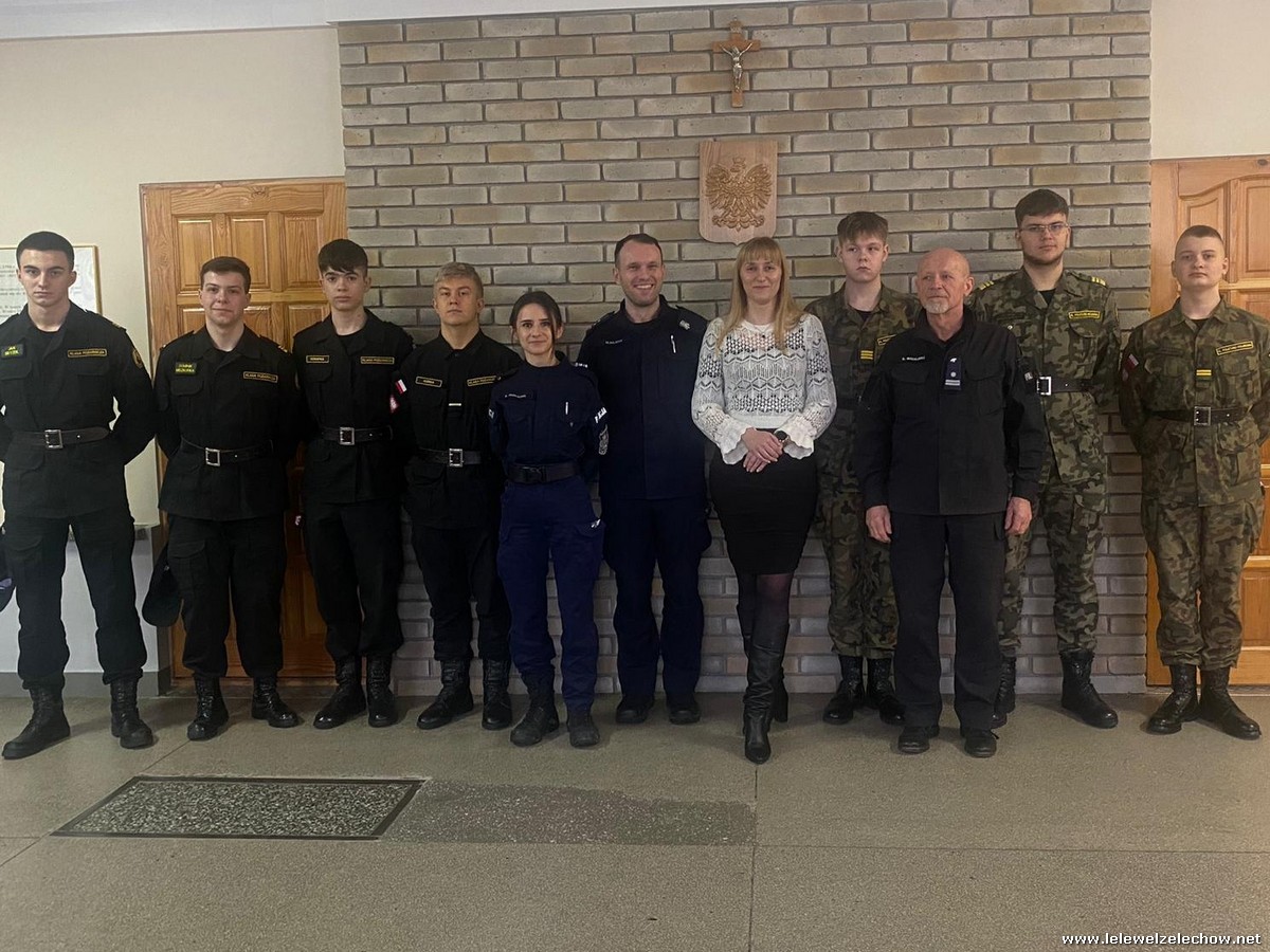 Spotkanie profilaktyczno-edukacyjnych funkcjonariuszy Wydziału Prewencji KWP zs. w Radomiu.