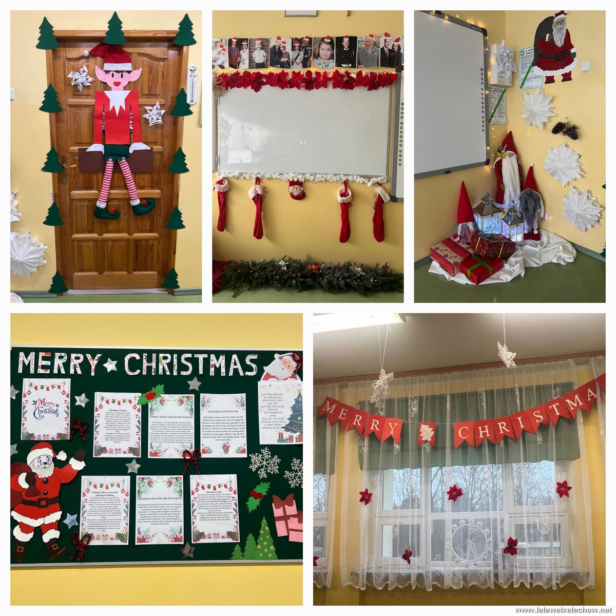 Dekoracje świąteczne klas