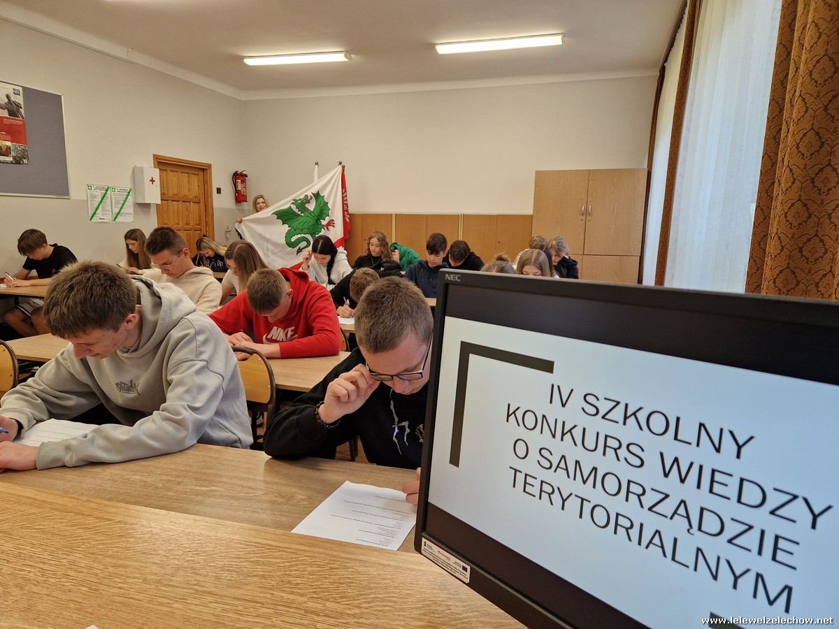  IV Szkolny konkurs wiedzy o samorządzie terytorialnym