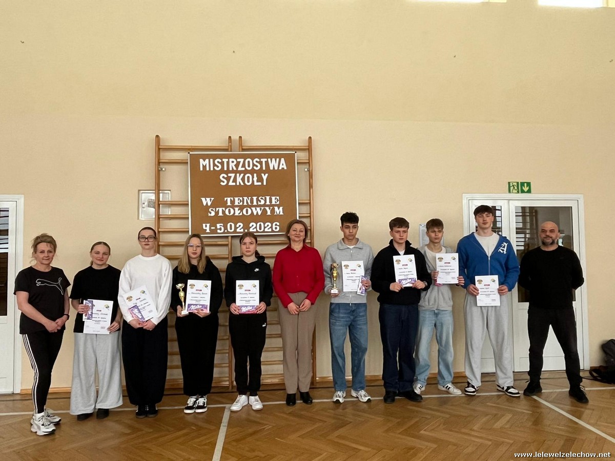Mistrzostwa Szkoły w Tenisie Stołowym